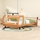 preview thumbnail 11 of 13, Pine Wood Plane-Shaped Twin Size Platform Bed with Rotatable Propeller and Shelves