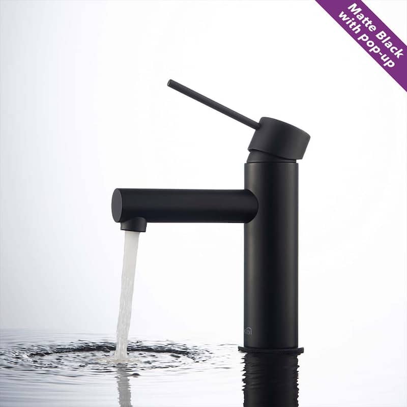 Luxury Solid Brass Single Hole Bathroom Faucet