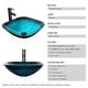 preview thumbnail 54 of 52, 24" Bathroom Vanity Sink Combo Oak Cabinet Vanity Tempered Glass/Ceramic Sink