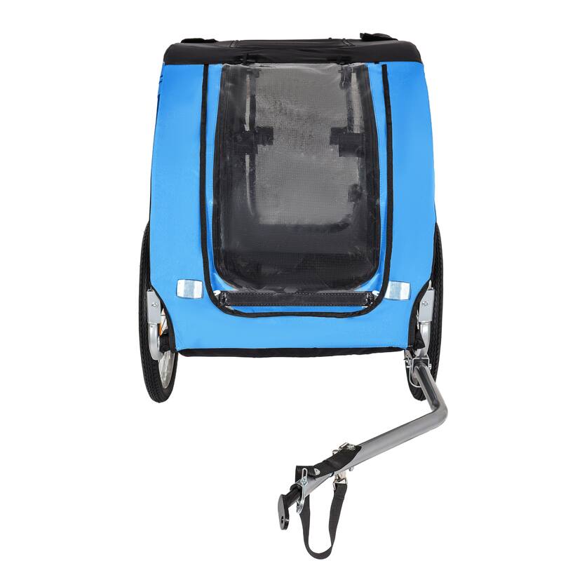 Large Folding Bike Trailer for Dogs, 100LB Capacity All-Terrain Pet Carrier for Cycling, Jogging, Camping & Outdoor Adventures