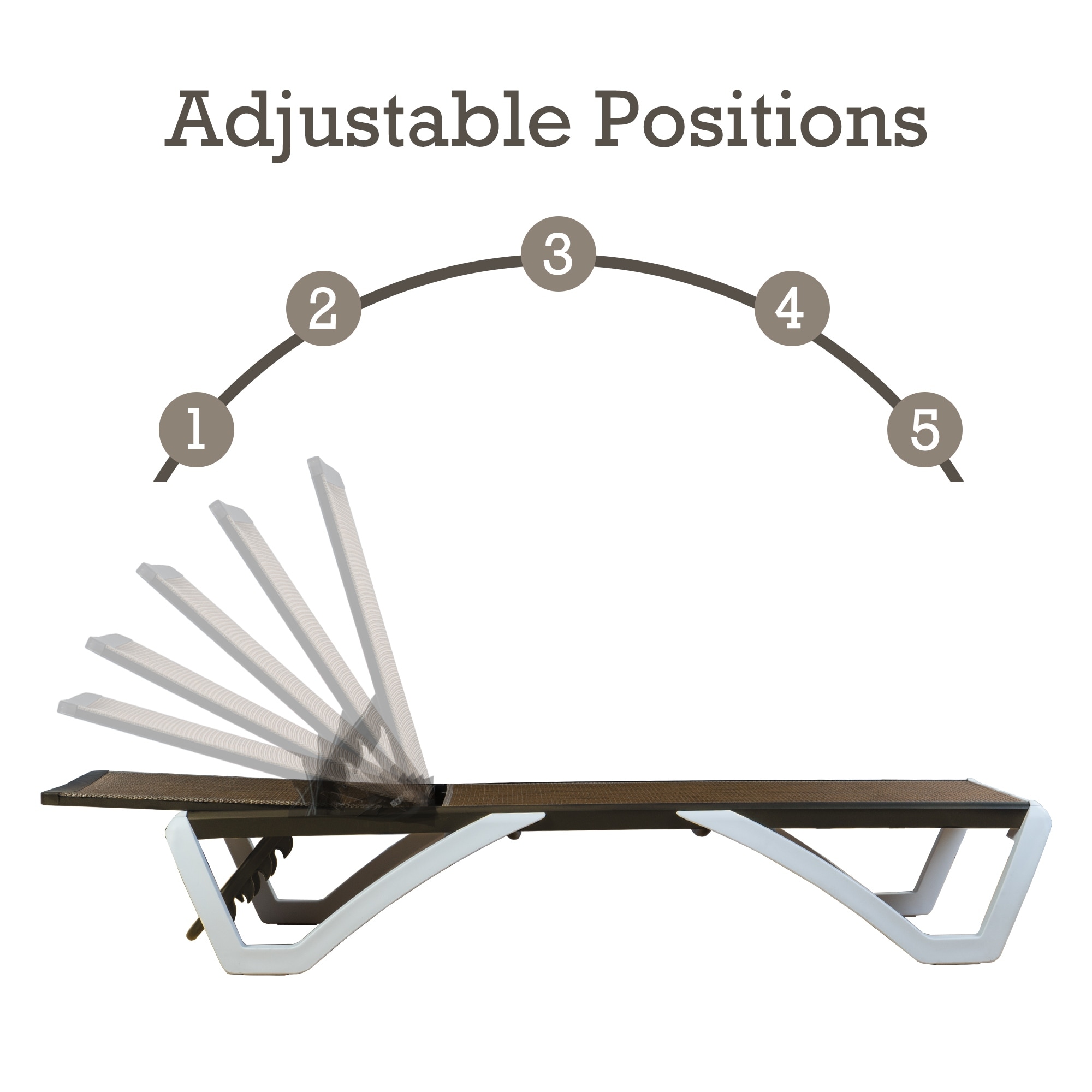 Kozyard Alan Full Flat Aluminum Table with Polypropylene Resin Legs-image