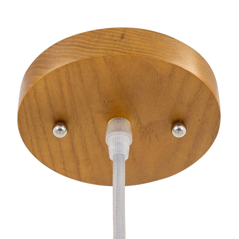 Bois Wooden One Light Pendant