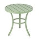 preview thumbnail 16 of 30, Metal Outdoor Round Side Table, Patio Coffee Bistro Table for Indoor Outdoor