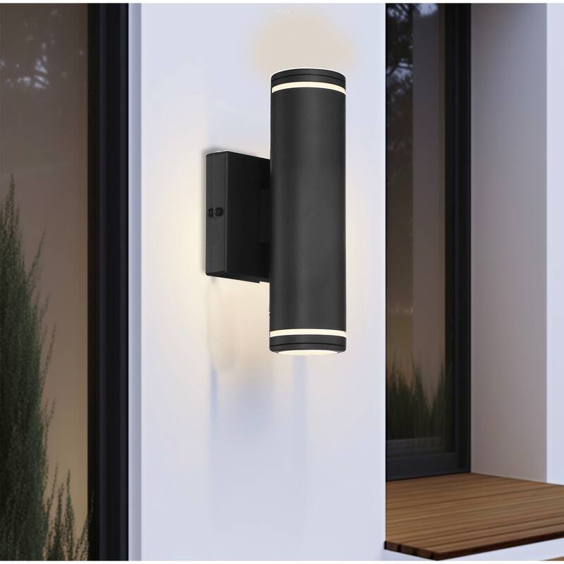 Kovacs P1882-L Supotto 10" Tall LED Outdoor Wall Sconce with Glass