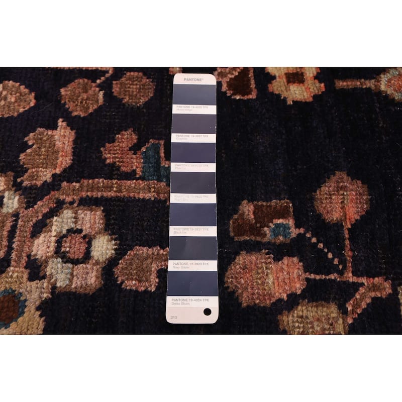ECARPETGALLERY Hand-knotted Andelz Navy Wool Rug - 5'5 x 9'10