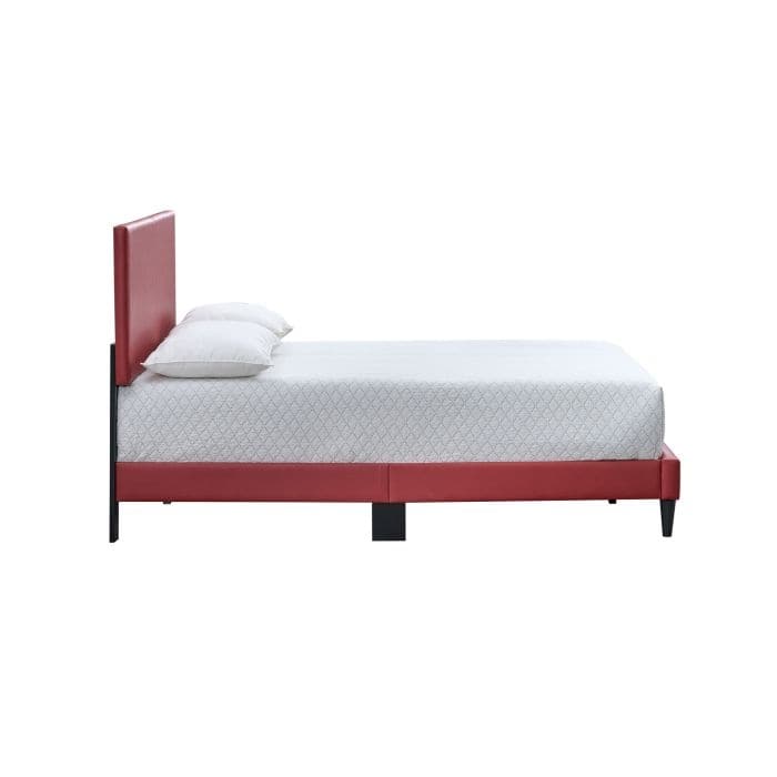 GDF Studio - Emily Modern Upholstered Bed with Adjustable Headboard (Mattress Not Included)