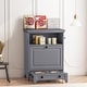 preview thumbnail 13 of 35, Roomfitters Dog Feeding Station with 2 Elevated Dog Bowls, Tilt Out Pet Feeding Cabinet Station
