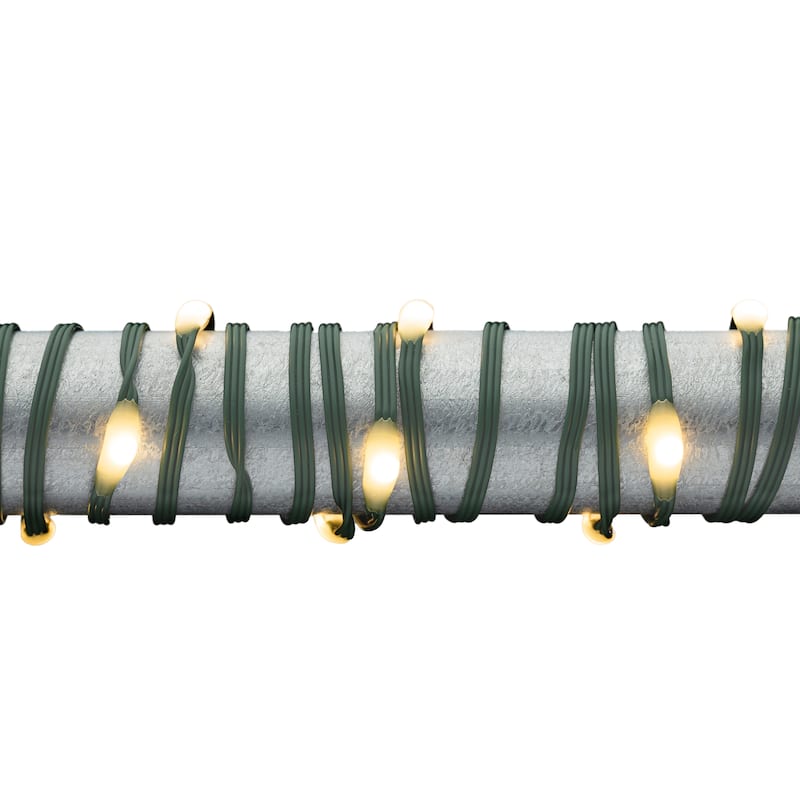 50 ft Connectable Ribbon Wrap Light with Green Wire