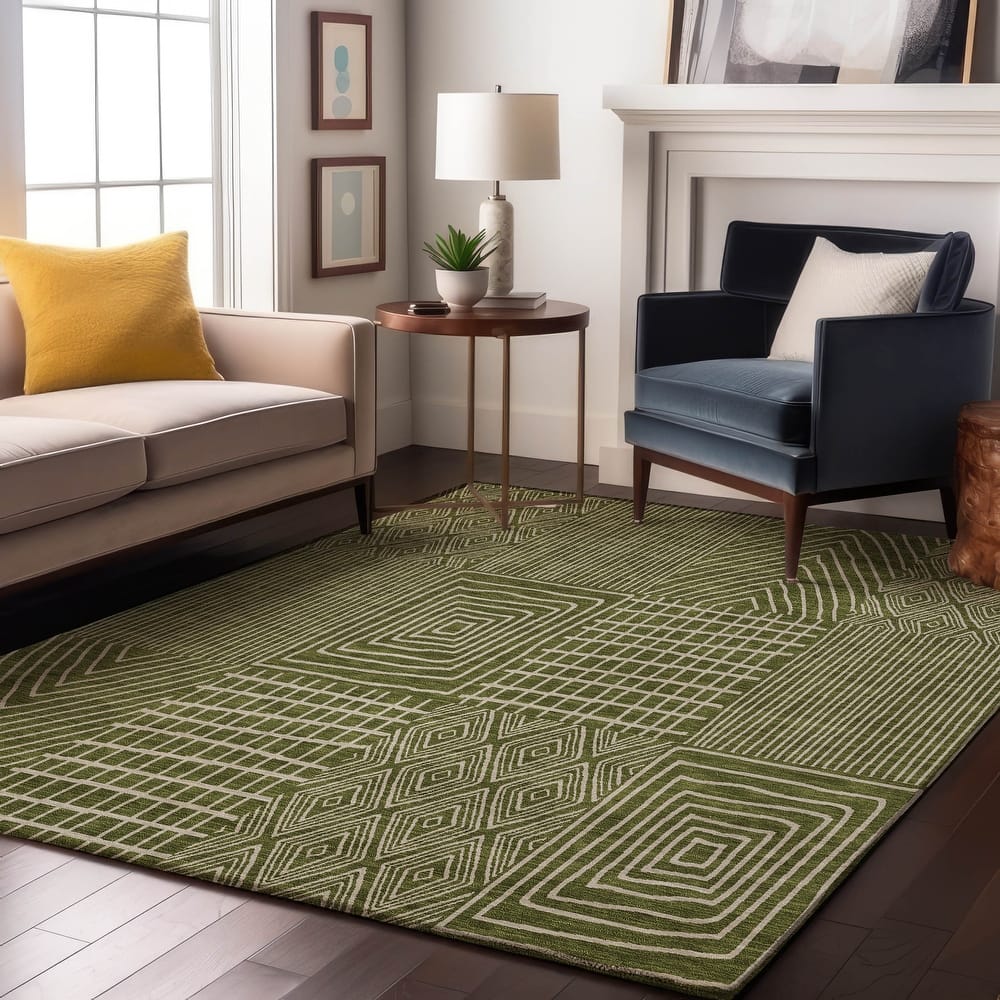 Premium Washable Super Soft Modern Geo Charm Mayfield Rug