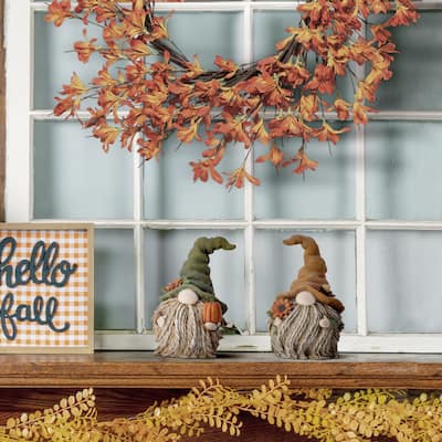 5"Resin Harvest Gnome Set of 2 - 5
