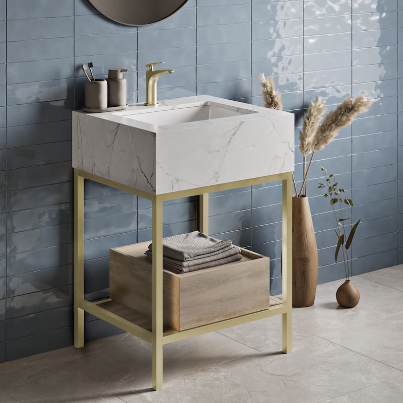 Swiss Madison SM-BV720 Beau 21" Free Standing Single Basin Vanity Set