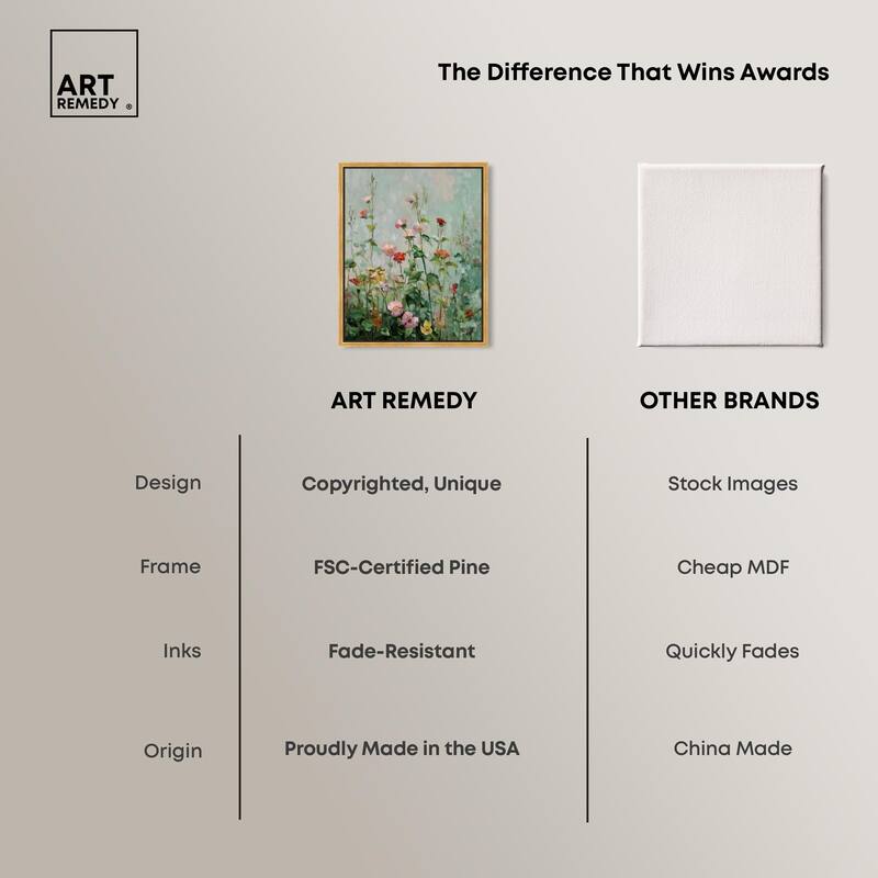 String of Colors I Canvas by Art Remedy