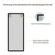 preview thumbnail 7 of 21, 71''×31'' Silver Full-Length LED Mirror with Imitation Wood Frame and Hooks, for Bedroom, Living Room, Bathroom