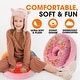 preview thumbnail 19 of 23, Cheer Collection Reversible Plush Donut Throw Pillow