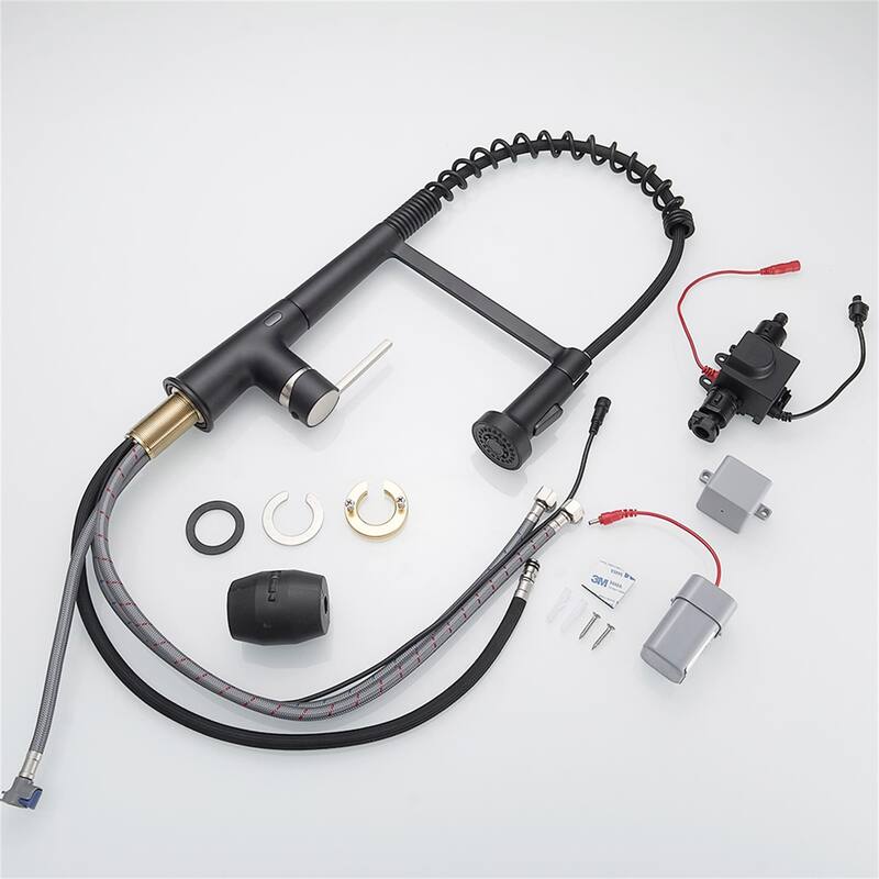 Touchless Kitchen Sink Faucets with Pull Down Sprayer Kitchen Faucet with High Arc Single Handle Motion Sensor Device