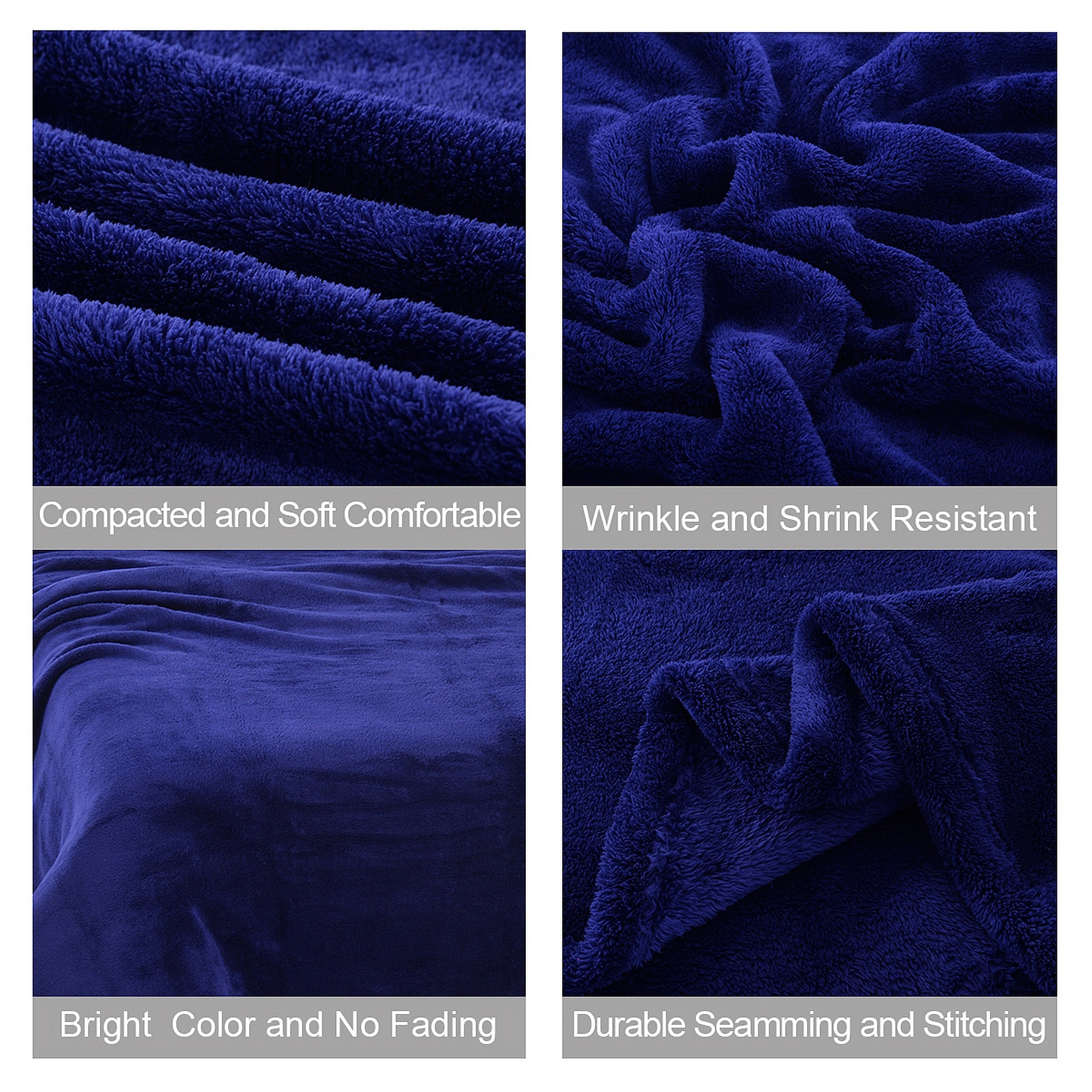 Luxury Soft Flannel Fleece Blanket for All Seasons  -image
