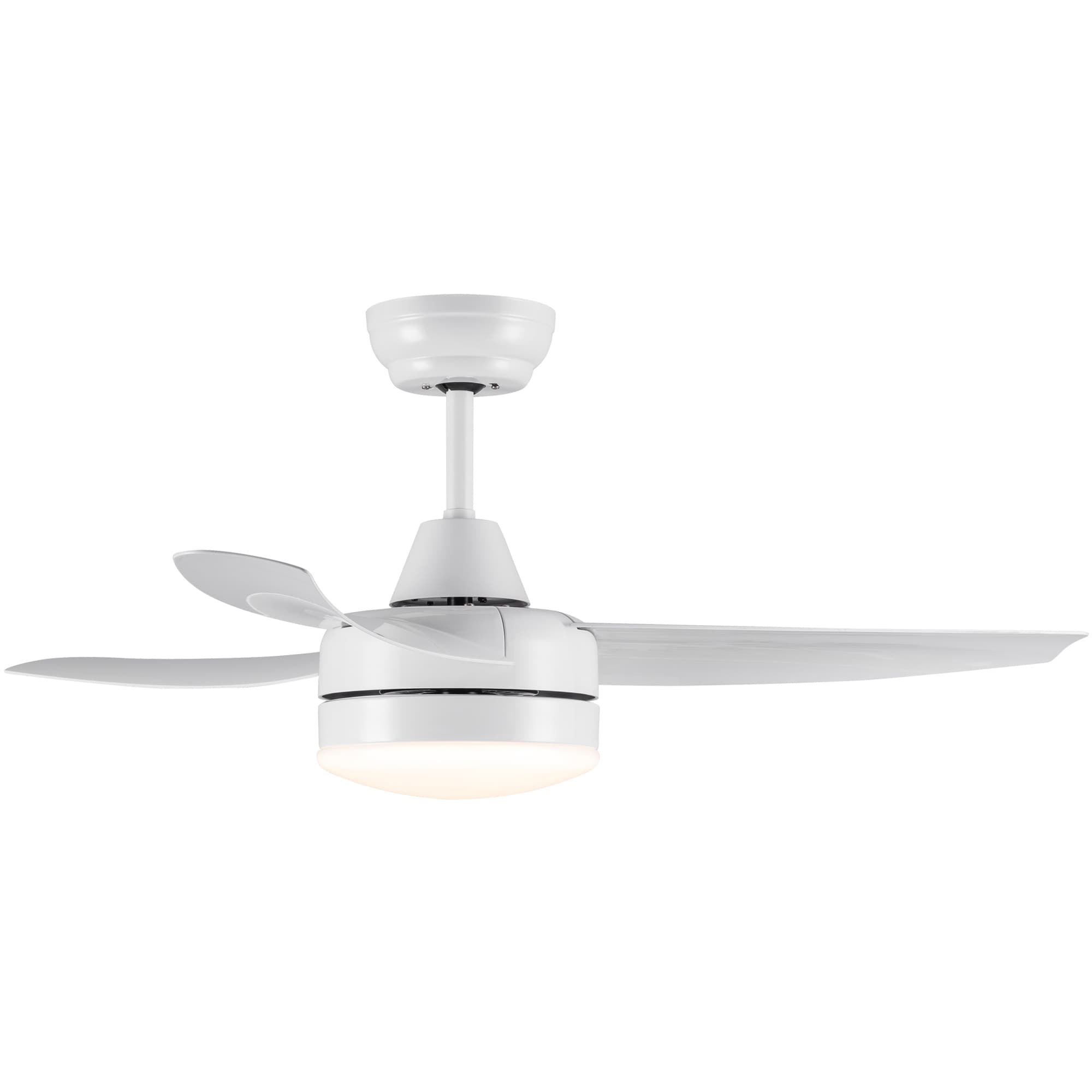 Reversible Airflow Ceiling Fan with 3 Color Changing Light & 6-Speed Fan Remote Control, Timer Function