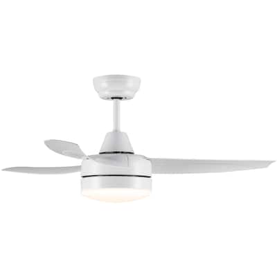 Reversible Airflow Ceiling Fan with 3 Color Changing Light & 6-Speed Fan Remote Control, Timer Function
