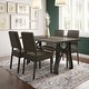 preview thumbnail 23 of 43, Amisco Avery Upholstered Dining Chair with Metal Legs