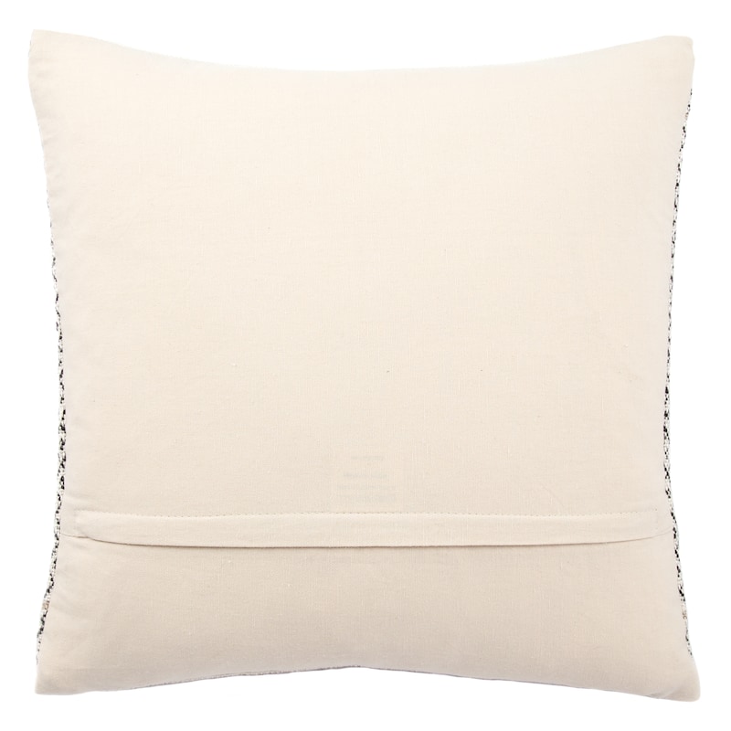 Tribal Pattern Ivory/Black Throw Pillow