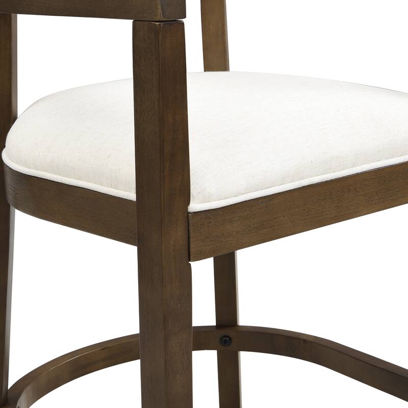 Timel Rubberwood Counter Stool (Set of 2) by Christopher Knight Home