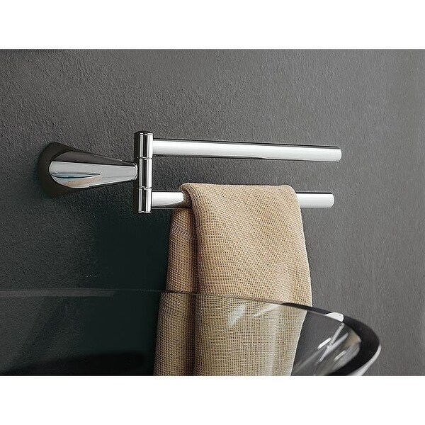 Nameeks 5519 dx/sx Toscanaluce Eden 14" Wall Mounted Towel Bar - Chrome