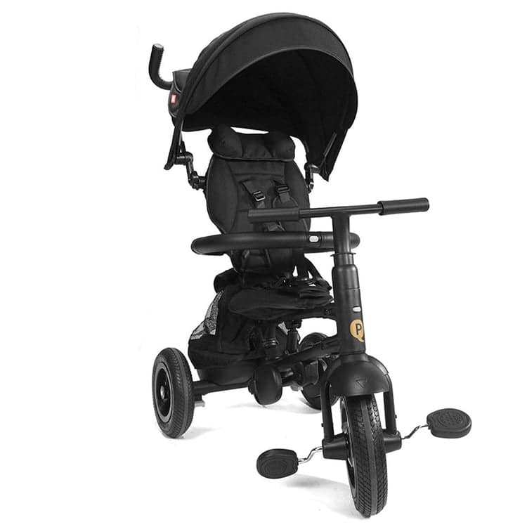 Rito Plus Folding Stroller/ Trike - Premium Midnight Black