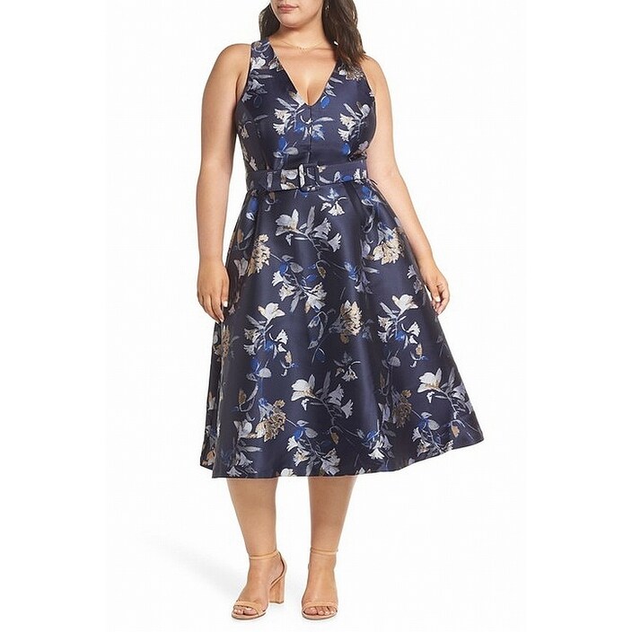 blue dress size 22
