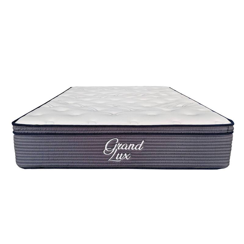 GrandLux Medium 14-inch Memory Foam Hybrid Mattress in a Box