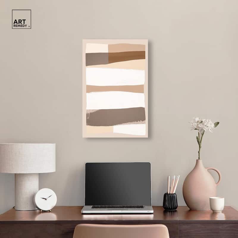Linear Landscape I Canvas by Art Remedy, Gallery Wrapped