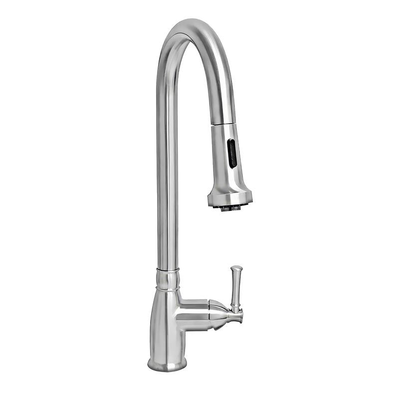 Whitehaus Waterhaus 1.5 GPM Single Hole Pull Down Kitchen Faucet