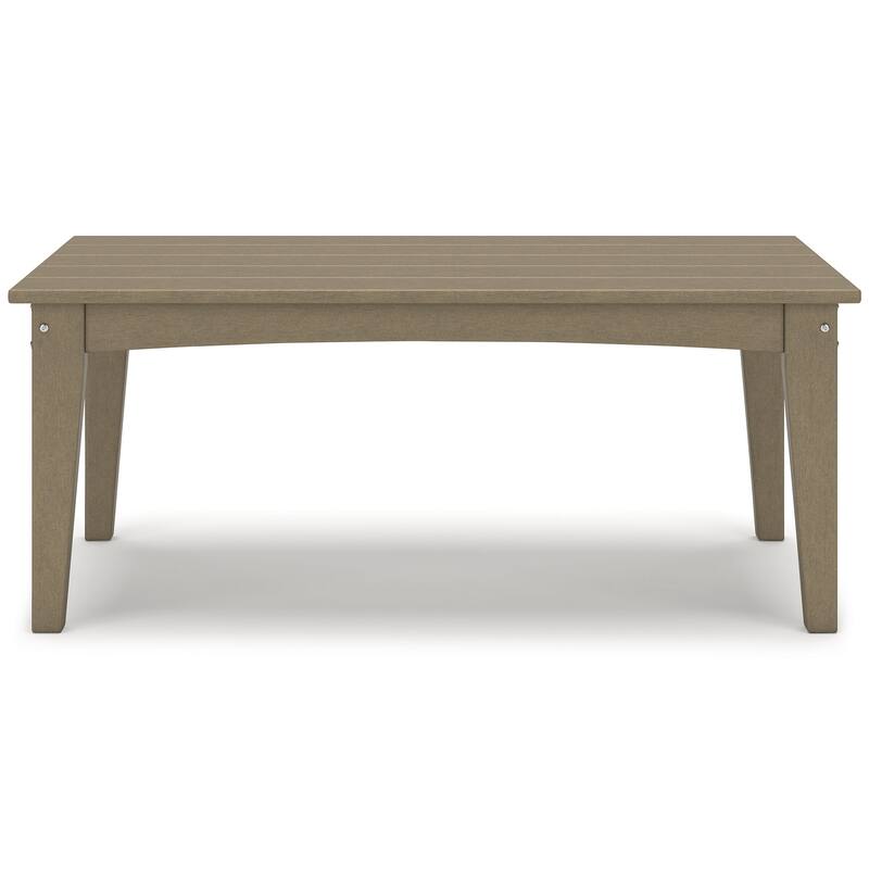 Signature Design by Ashley Hyland wave Outdoor Coffee Table - 44.13" W x 24" D x 18.13" H