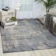preview thumbnail 21 of 23, Nourison Gleam Abstract Shimmer Area Rug 3'10" x 5'10" - Grey - Runner/Rectangle
