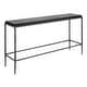 preview thumbnail 4 of 5, Uttermost Crescendo Black Concrete Console Table - 60"W x 32"H x 14"D