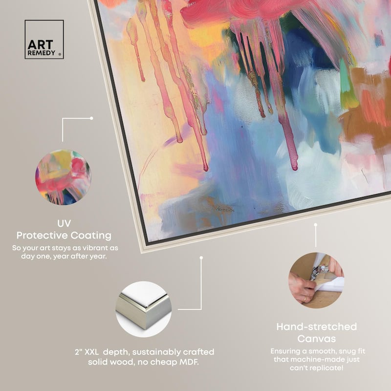 Art with Bold Colors Canvas by Art Remedy