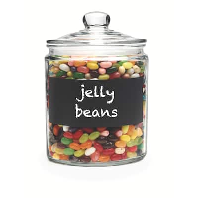 Circleware Chalk It Up 1/2 Gallon Canister w Chalkboard Panel