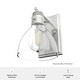 preview thumbnail 11 of 12, Hunter Van Nuys 1-Light Wall Sconce - Damp Rated - Bathroom, Laundry, Hallway - Transitional, Vintage, Industrial