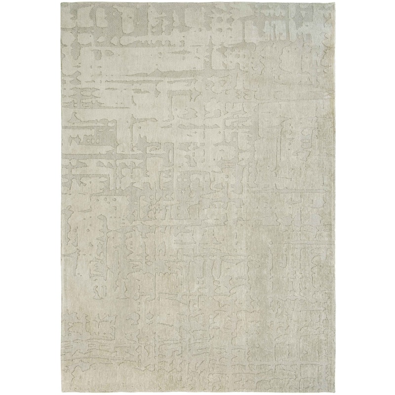 Kowak Geometric Abstract Modern Non Skid Woven Area Rug By HomeRoots - 48' X '48' X '0.2