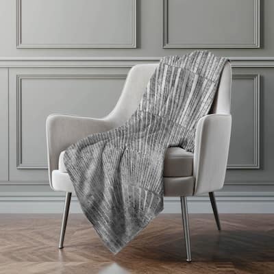 Premium Machine Washable Modern Sun Sherpa Throw Blanket