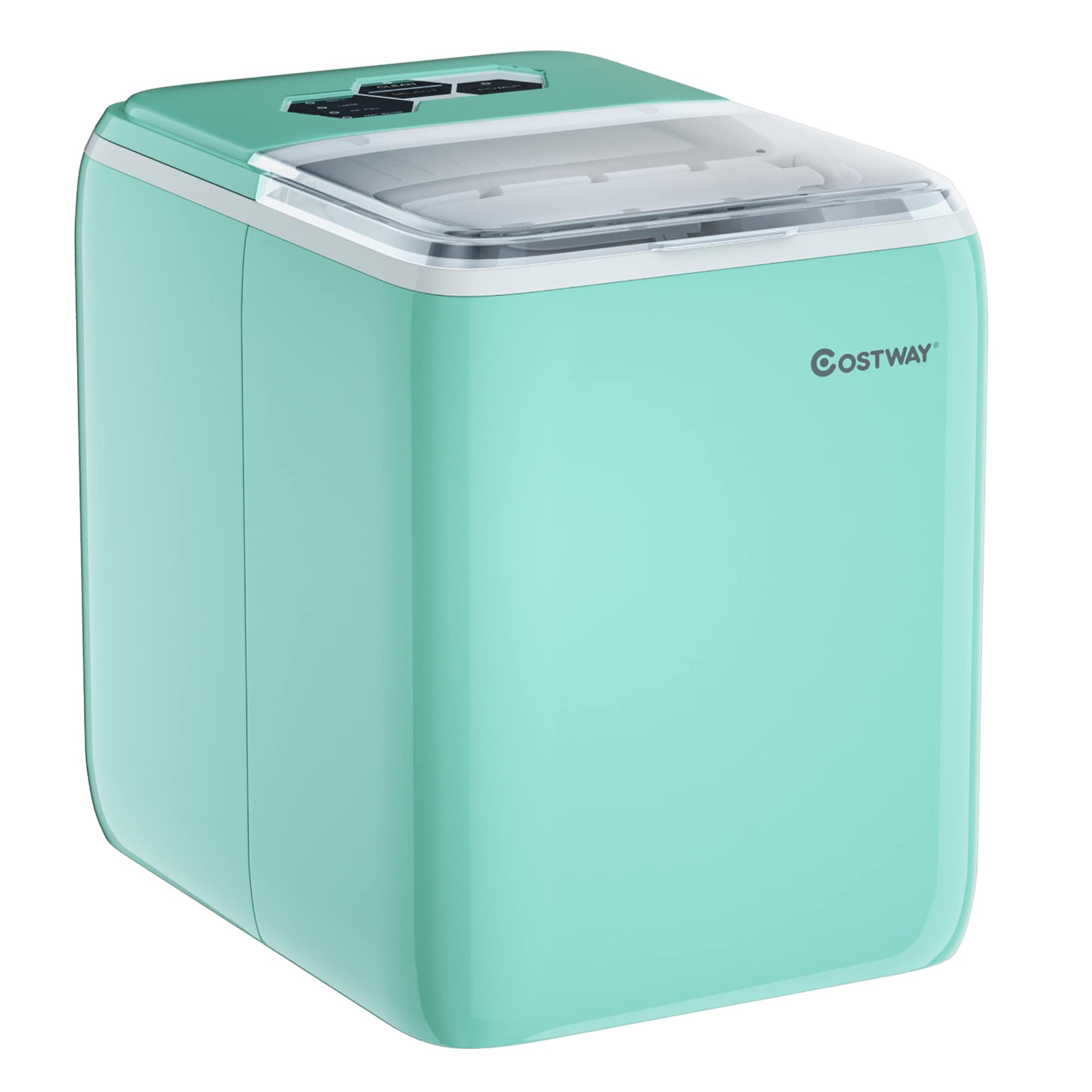 Costway Portable Countertop Ice Maker Machine 44Lbs/24H Self ...