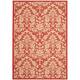 SAFAVIEH Courtyard Bettylou Indoor/ Outdoor Damask Area Rug