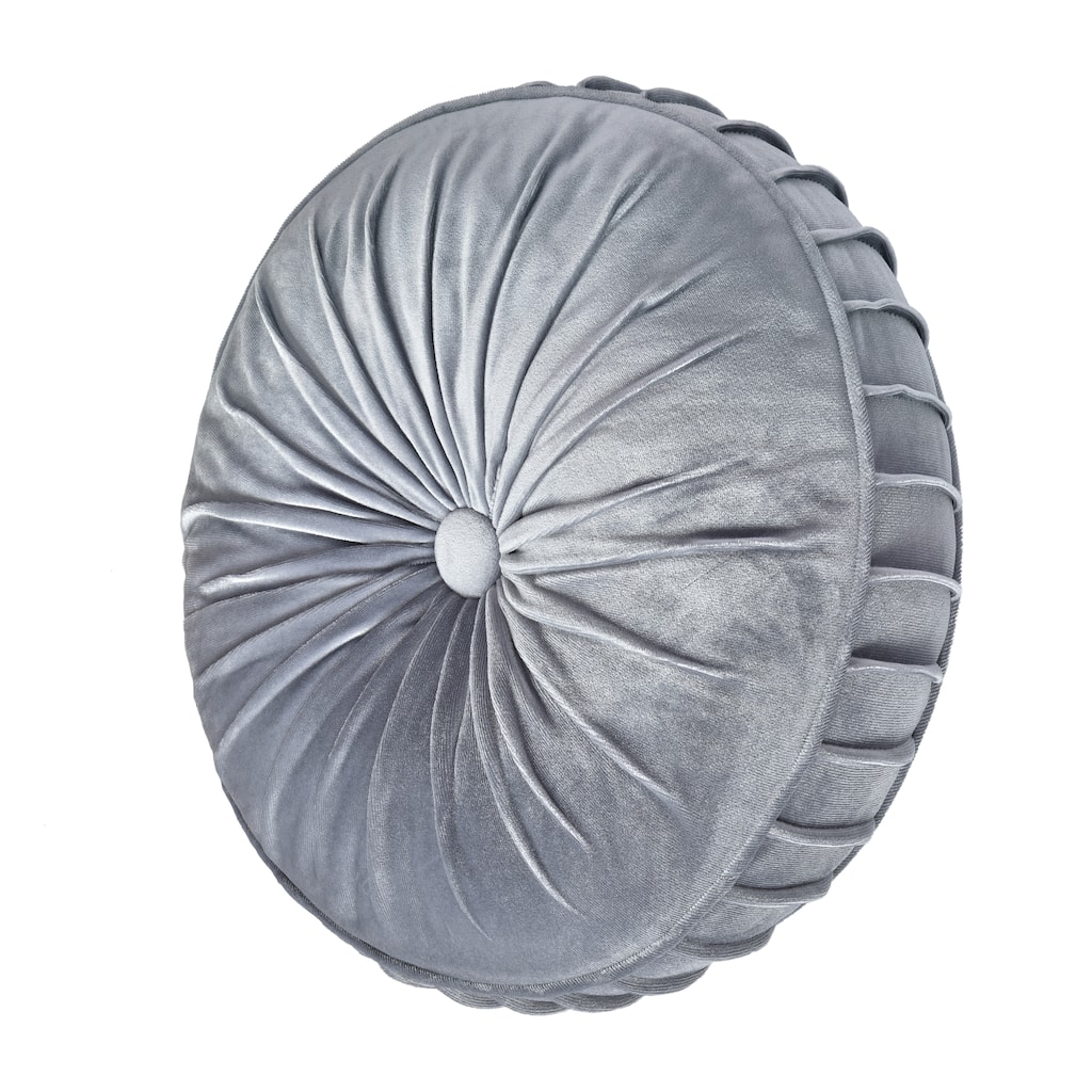 J. Queen New York Dicaprio Tufted Round Decorative Throw Pillow