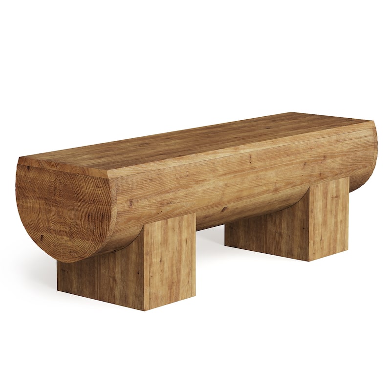 Solid Wood Entryway Bench, End of Bed Bench Seat, Accent Furniture for Bedroom, Living Room, Hallway