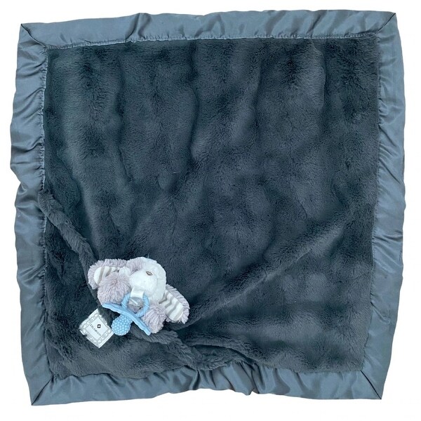 Zalamoon Luxie Pocket Plush Security Blanket with Puppy Stuffed