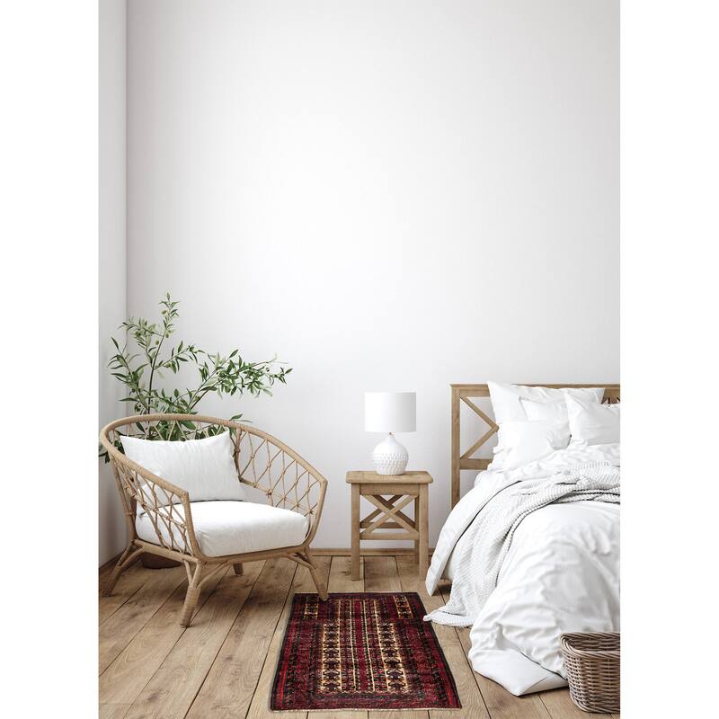 ECARPETGALLERY Hand-knotted Teimani Beige Wool Rug - 2'8 x 4'7