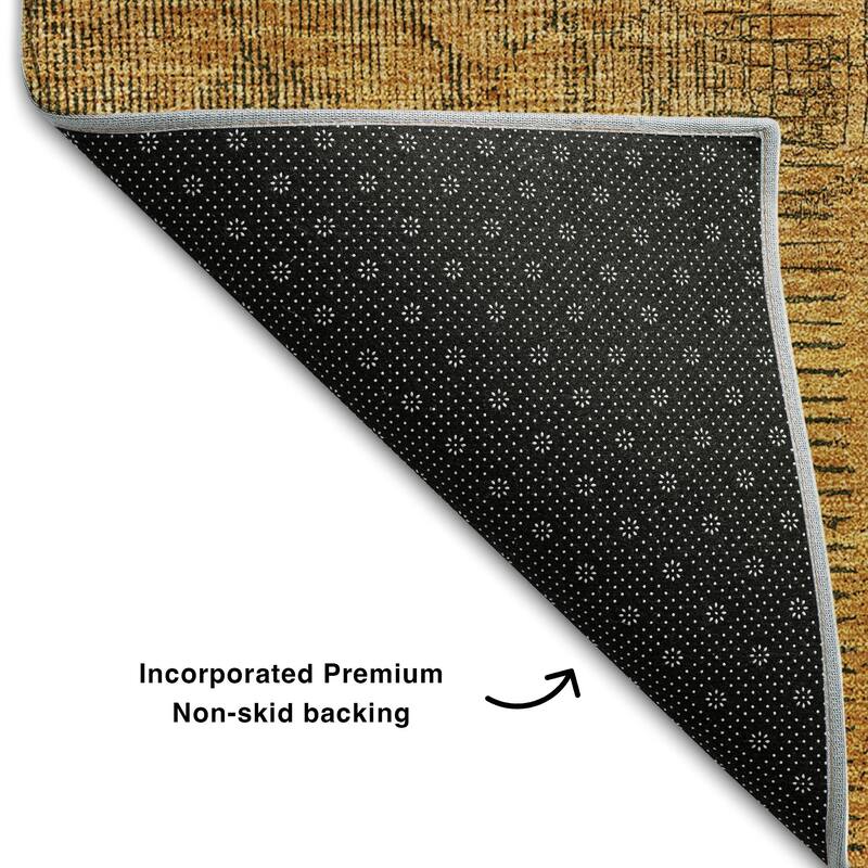 Premium Washable Super Soft Viintage Traditional Mayfield Rug