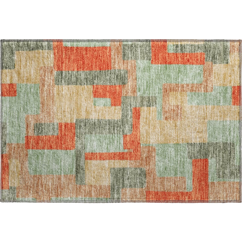 Premium Washable Super Soft Geo Casual Mayfield Rug