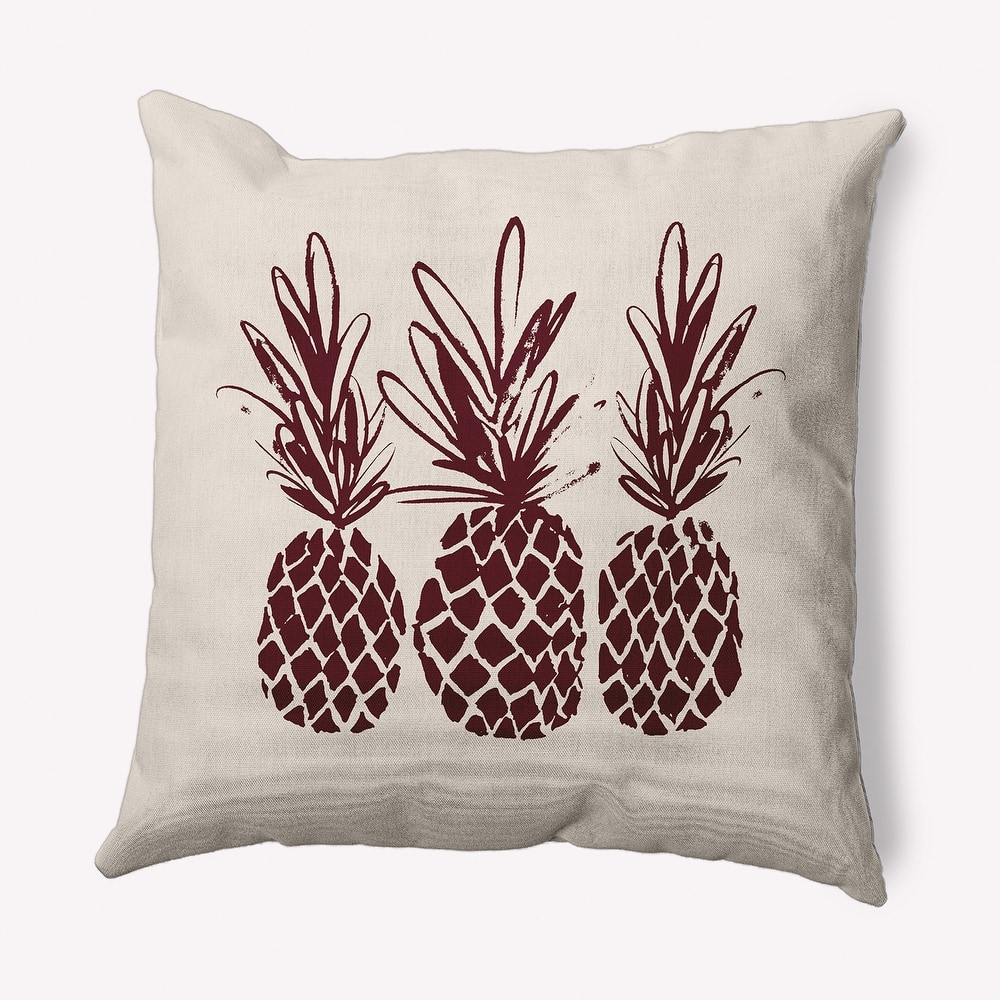 Pineapples Indoor/Outdoor Throw Pillow