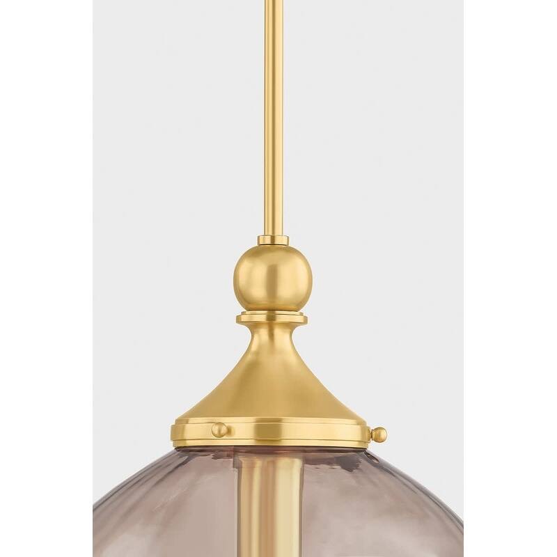 Hudson Valley Lighting 6913 Chatton 12" Wide Pendant with Fluted Glass