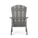 preview thumbnail 34 of 35, Culver Outdoor Faux Wood Adirondack Chair by Christopher Knight Home